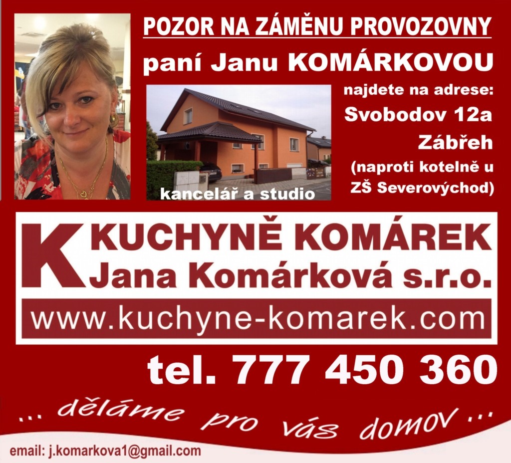 Kuchyne Komarek Zabreh listopad 2015